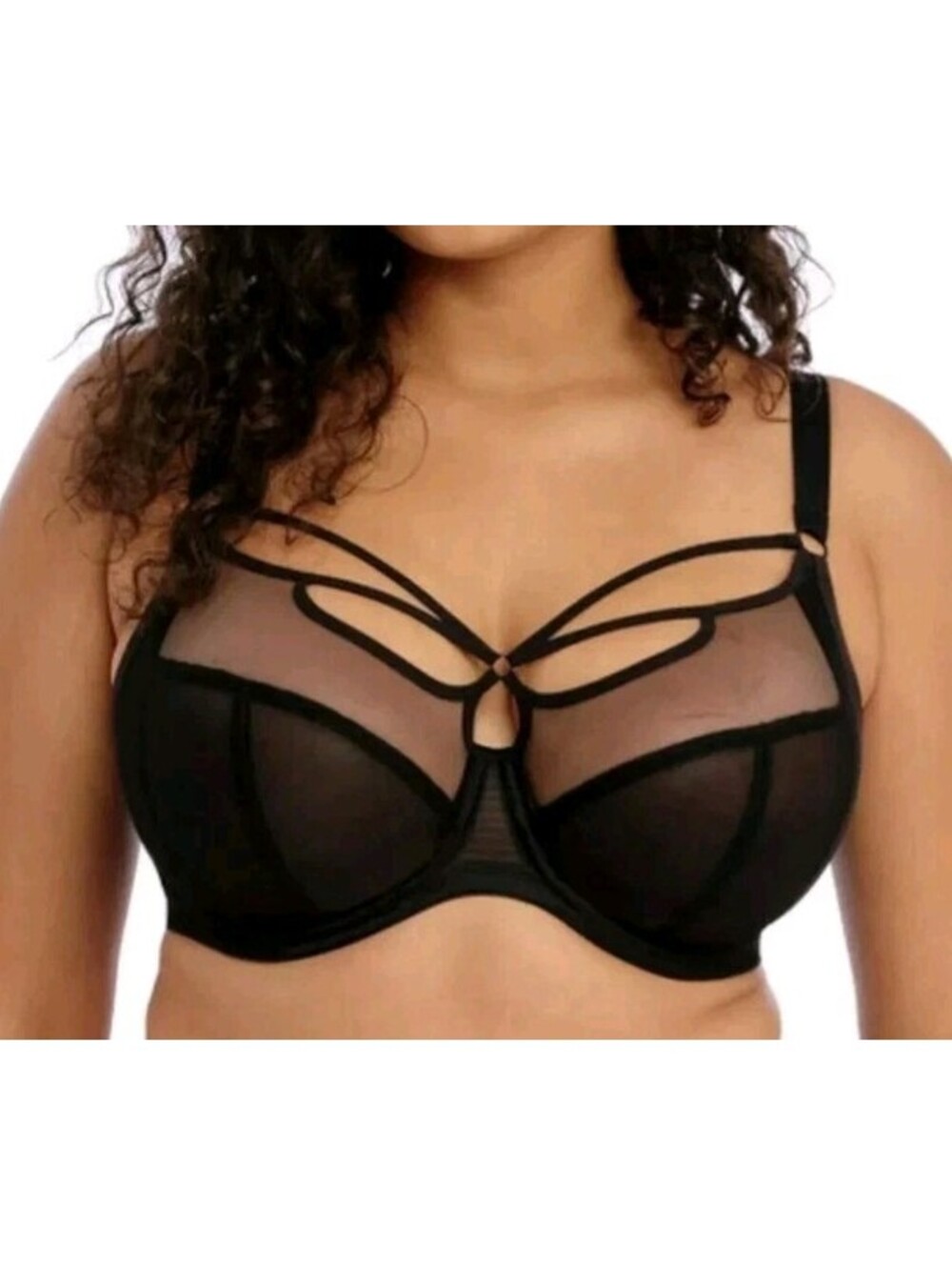 Elomi EL4350 Sachi Full Figure Underwire Plunge Bra Size 42G